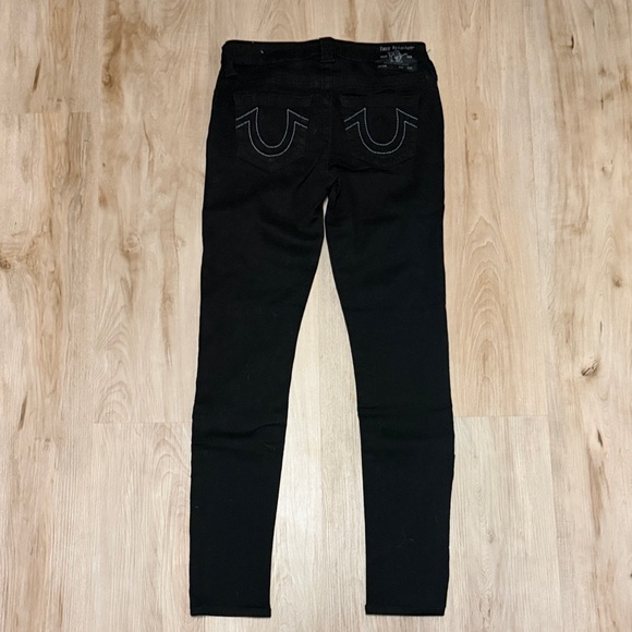 True Religion Halle Black Skinny Jeans - Picture 5 of 8